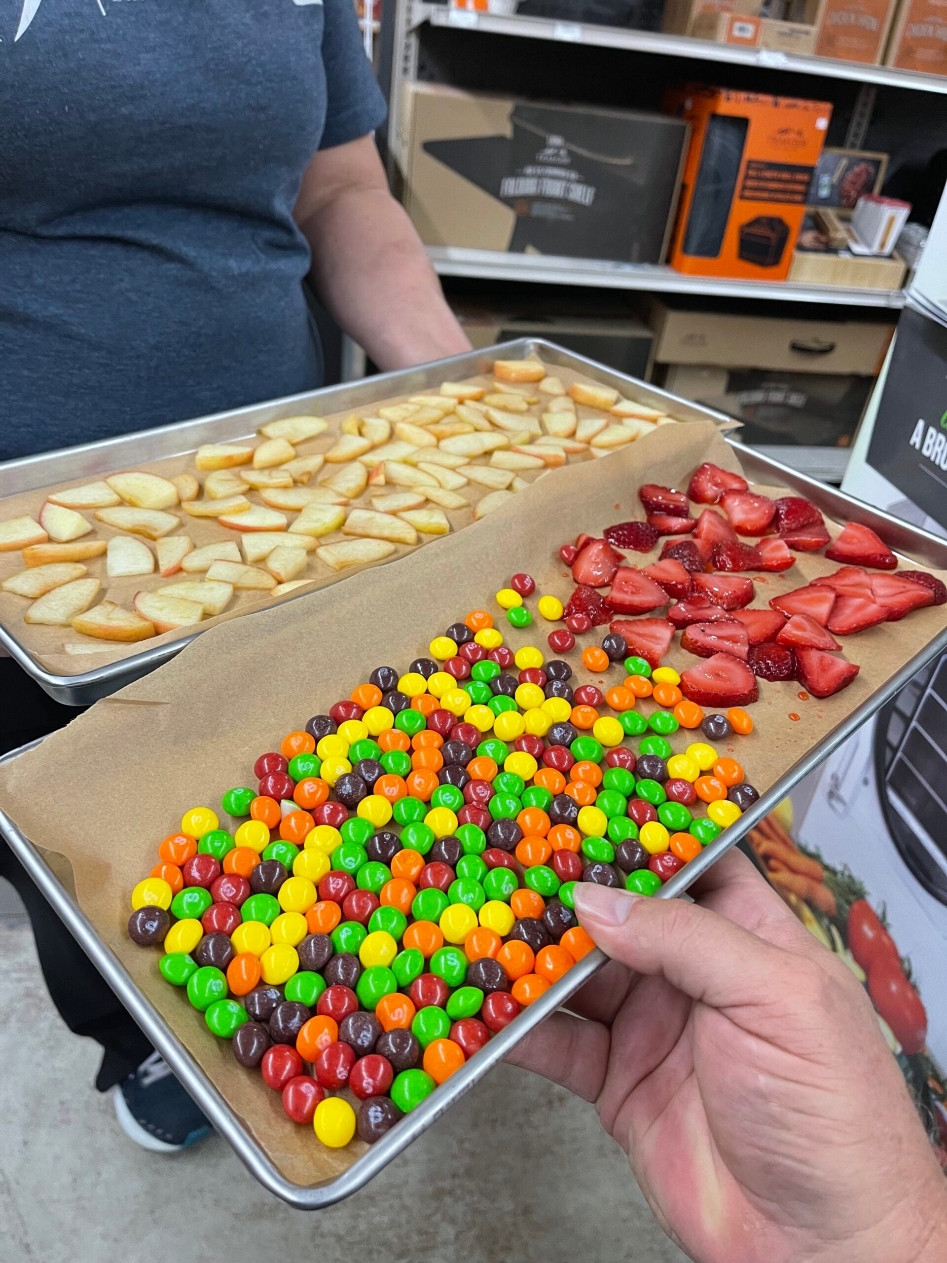 freeze drying candy and fruit