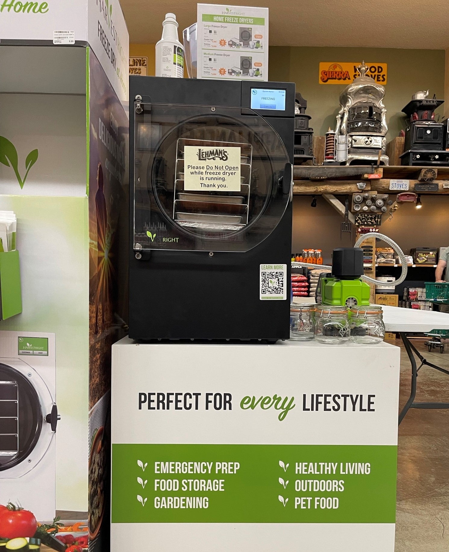 Harvest Right Freeze Dryer at Lehman's store