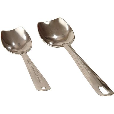 Blunt-End Solid Stainless Steel Spoons