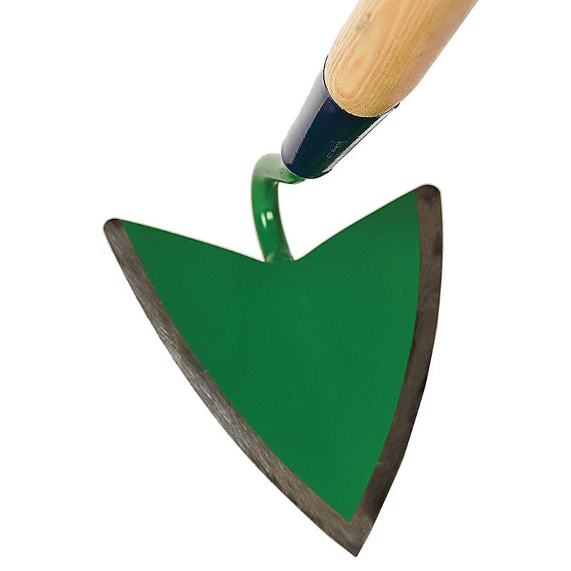 The hoe's razor-sharp head easily handles small weeds and makes perfect planting furrows. Amish made in Ohio!