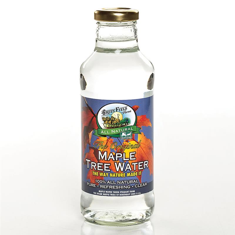 Organic maple water, distilled form the steam produced to make syrup. Super health drink, trusted by the Amish! At Lehmans.com and our store in Kidron.