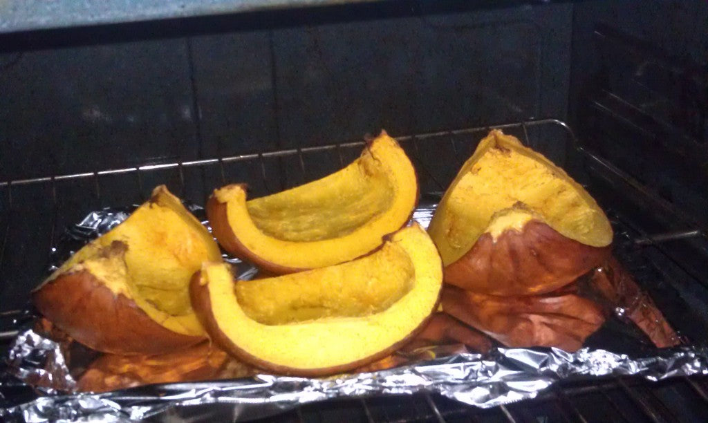 pumpkin after baking