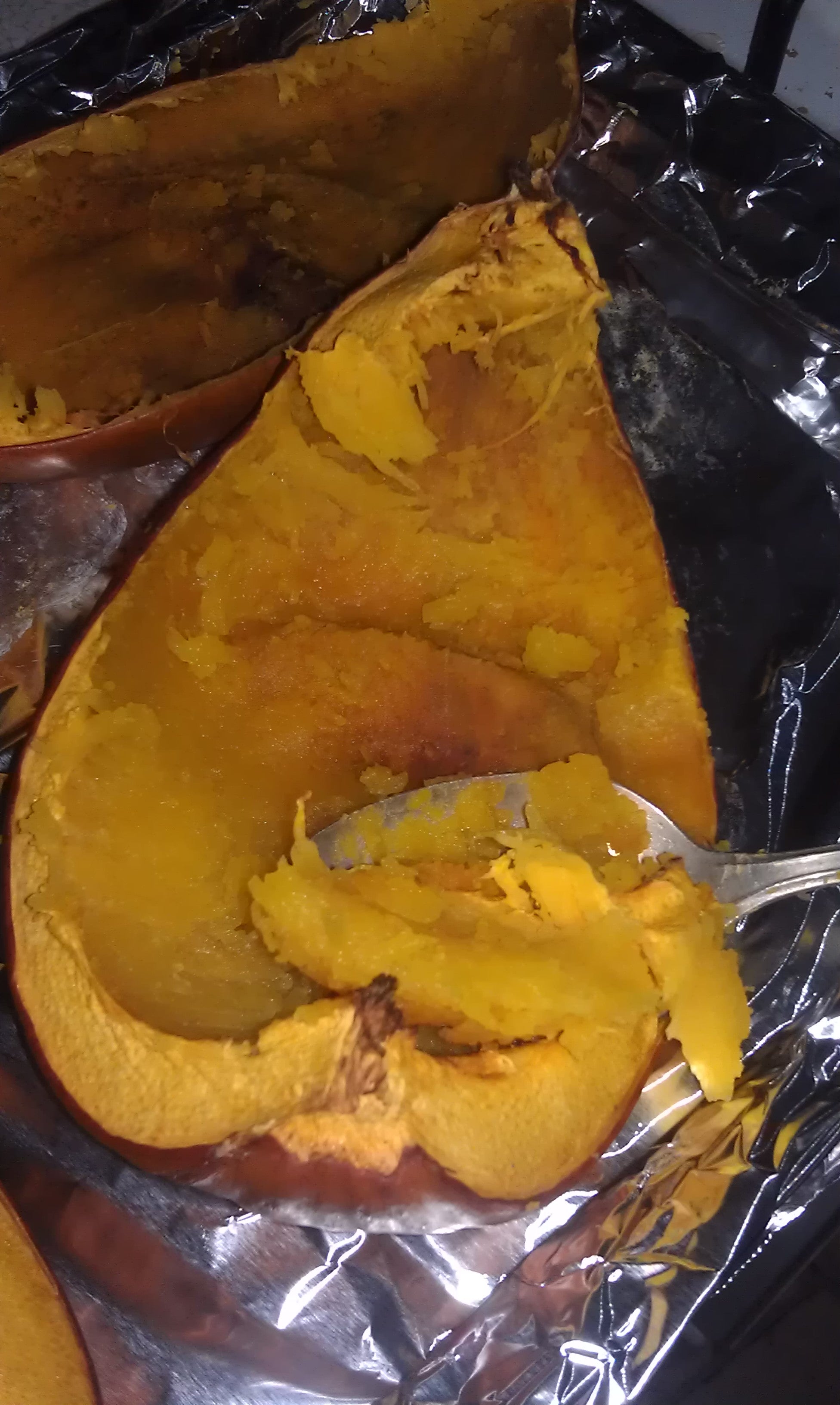 Scraping pumpkin