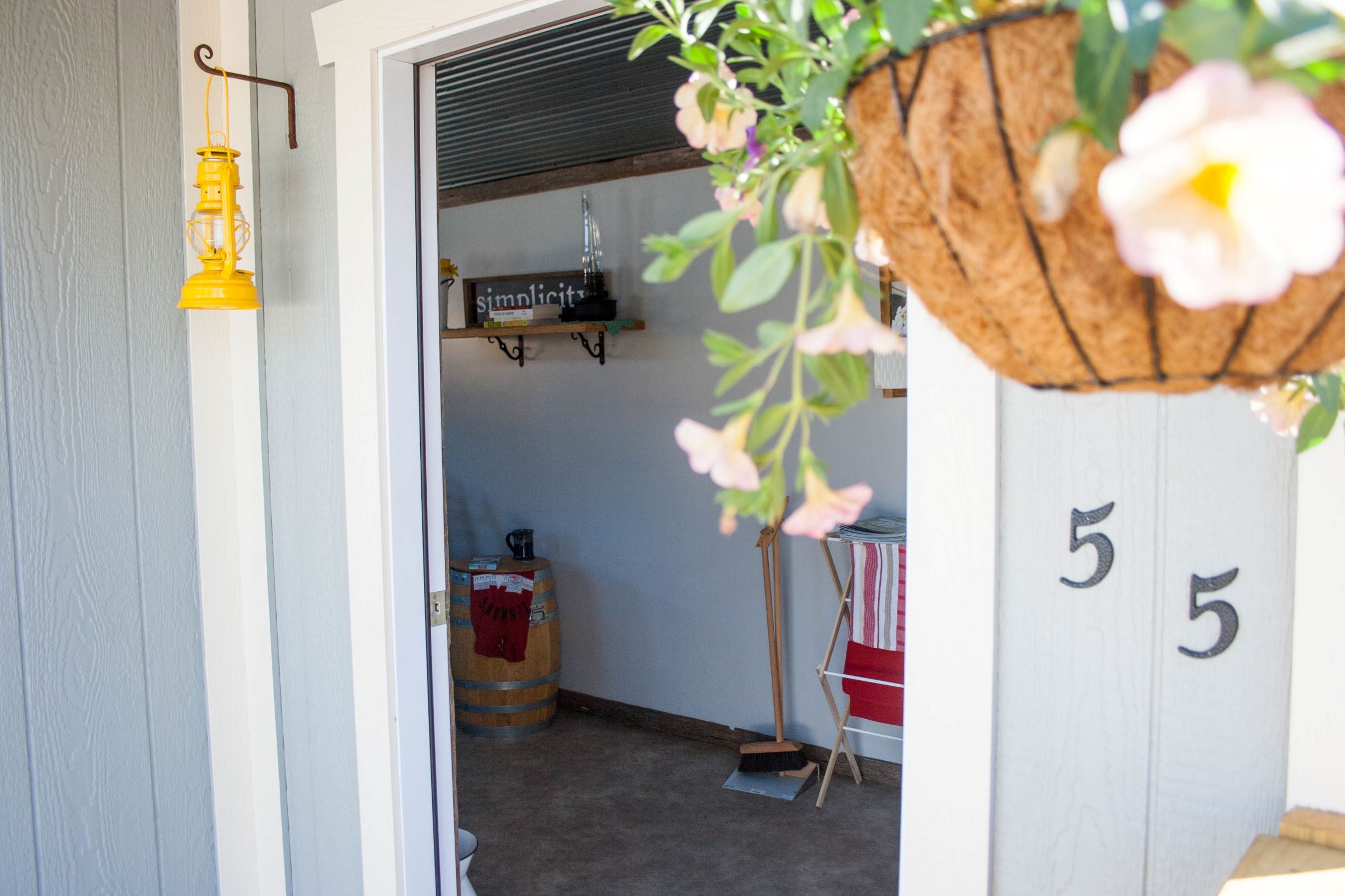 tiny house open door