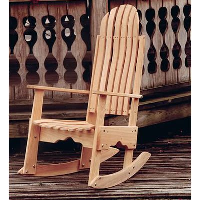 wooden rocker