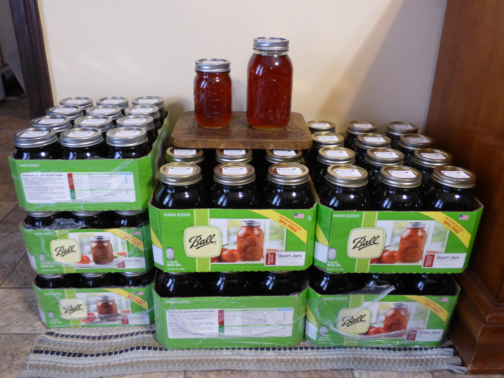 jars of syrup