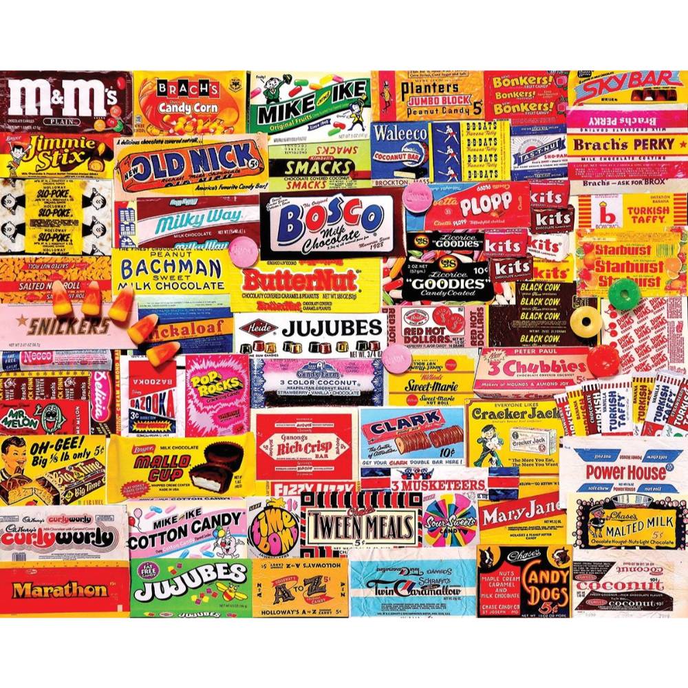 candy wrappers puzzle