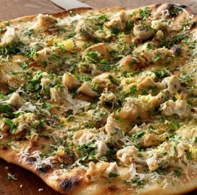 New Haven-Style White Clam and Garlic Pizza<