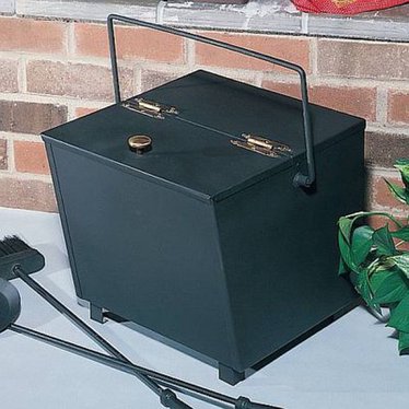 Ash carrier Roomheater hot ashes fire bin metal 