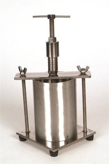 ORGANIC STAINLESS STEEL SPRING ASSISTED CHEESE PRESS & FREE SOFT CHEESE MOLD 