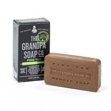 Grandpa's Pine Tar Soap - Case of 25 Bars, Gifts for Him - Lehman's