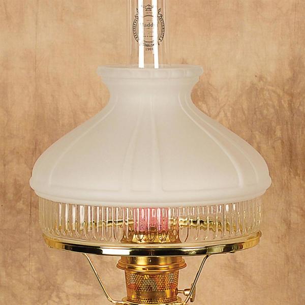 10" GLASS SHADE oil kerosene lamp student 601 style fits Aladdin Rayo B&H etc. 