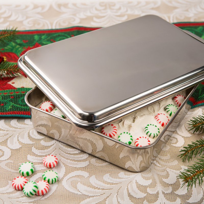 Stainless Steel Cake Pan With Lid