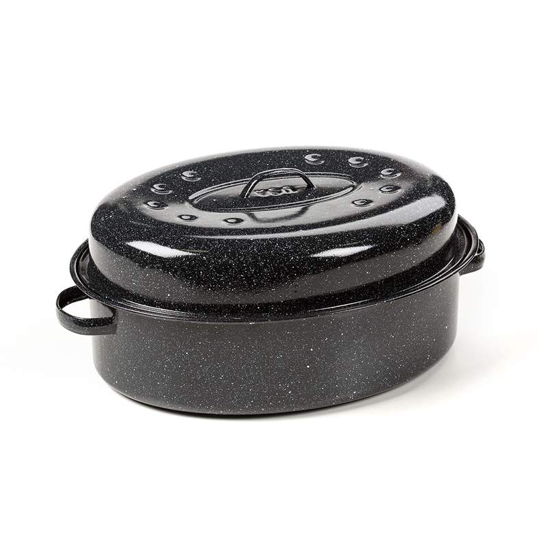 Judge Ovenware Enamel Granite Roaster Roasting Pan Set 