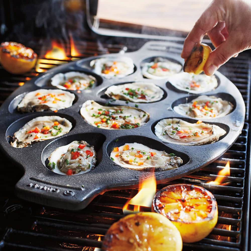 Cast Iron Oyster Grill Pan - $39.99 - BUY NOW