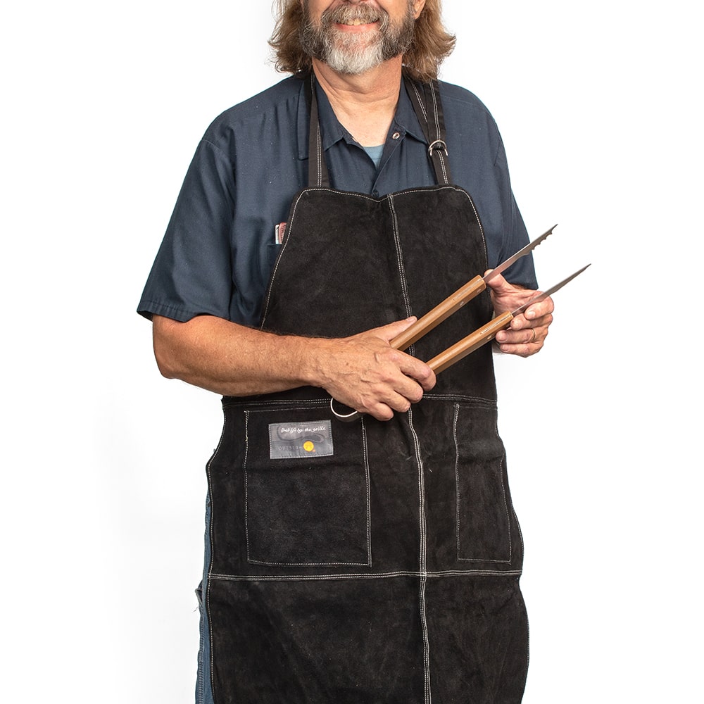 LEATHER GRILL APRON - BUY NOW
