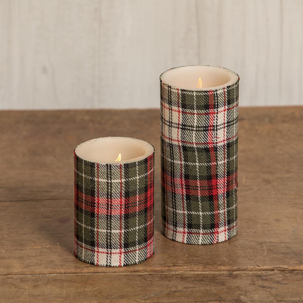 Holiday Battery-Operated Pillar Candle - $14.99 SALE $7.49 - SHOP NOW