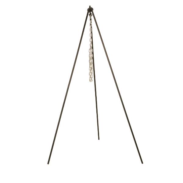 Tall Boy Tripod with Chain for Cast Iron Cookware over an open fire