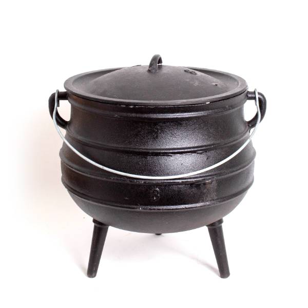Cast Iron Cauldron with Lid and feet-Goulash Boiler Boiler Cast Iron 